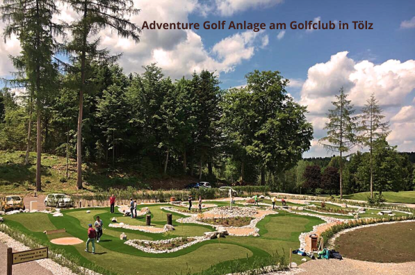 Adventure Golf am Golfclub in Bad Tölz