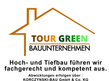 Hoch- und Tiefbau führen wir  fachgerecht und kompetent aus. Abwicklungen erfolgen über : KORCZYNSKI-BAU GmbH & Co. KG