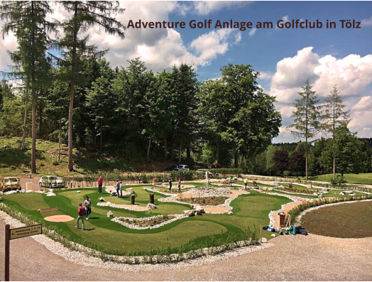 Adventure Golf am Golfclub in Bad Tölz