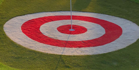 Golf Zielgrüns in allen Größen und Designes